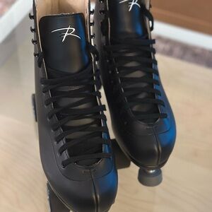 Sleek Black Roller Skates for Men